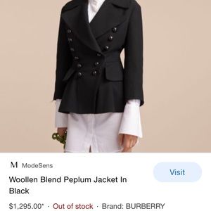 Sale.Authentic Burberry wool jacket